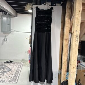 Tadashi prom  black dress , excellent condition